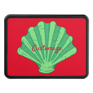 Sage Green Scallop Shell Thunder_Cove Hitch Cover