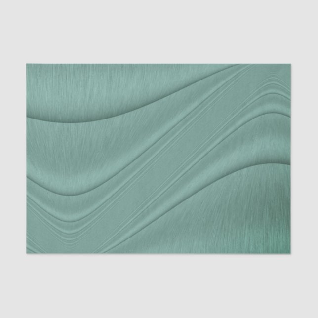 Sage Green Shimmering Contour Tissue Paper (Front)