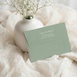 Sage Green Simple Elegant Envelope<br><div class="desc">Simple.</div>