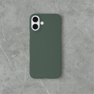 Sage Green Simple Minimalist iPhone 16 Plus Case