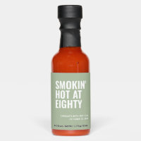Sage Green Smokin' Hot 80th Birthday Party Favor