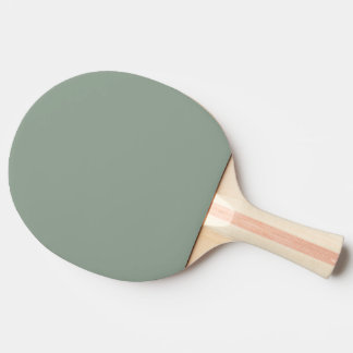 Sage Green Soft Pastel Solid Color Ping Pong Paddle