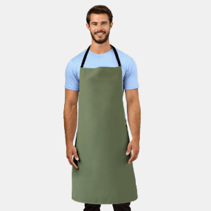 Sage Green Solid Color Apron