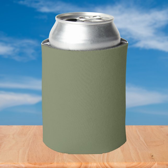 Sage Green Solid Color Can Cooler (Creator Uploaded)