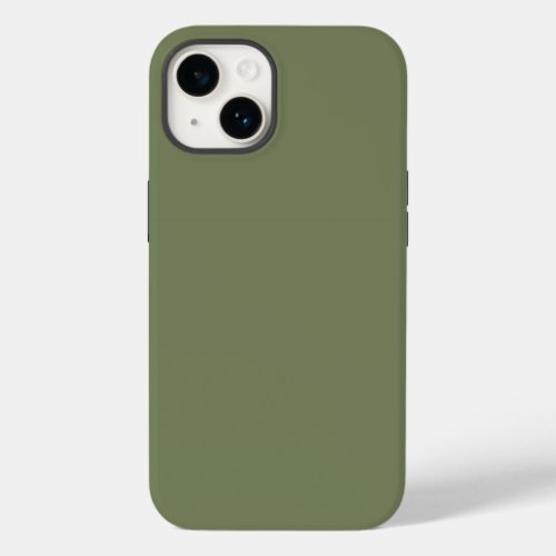 Sage Green Solid Color Case_Mate iPhone 14 Case