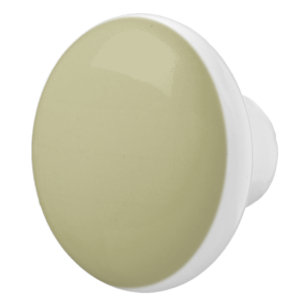 Sage Green Solid Color Classic Elegant Ceramic Knob