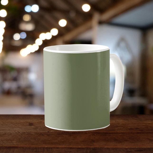 Sage Green Solid Color Coffee Mug (Creator Uploaded)