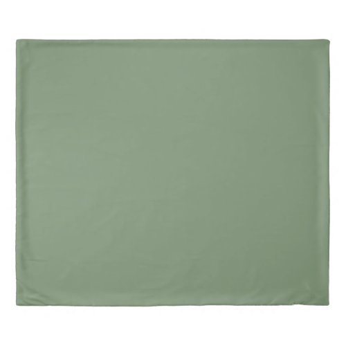 Sage Green Solid Color Duvet Cover