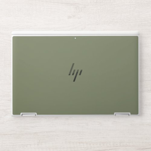 Sage Green Solid Color HP Laptop Skin