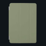 Sage Green Solid Color iPad Mini Cover<br><div class="desc">Sage Green Solid Color. A refined modern sage green that exudes natural elegance. This color captures the essence of a shaded forest floor. Perfect for those seeking a calm earthy vibe. This sophisticated hue seamlessly blends into both modern and classic aesthetics. Embrace the understated beauty of this serene shade.</div>