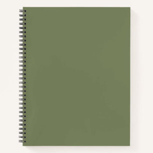 Sage Green Solid Color Notebook
