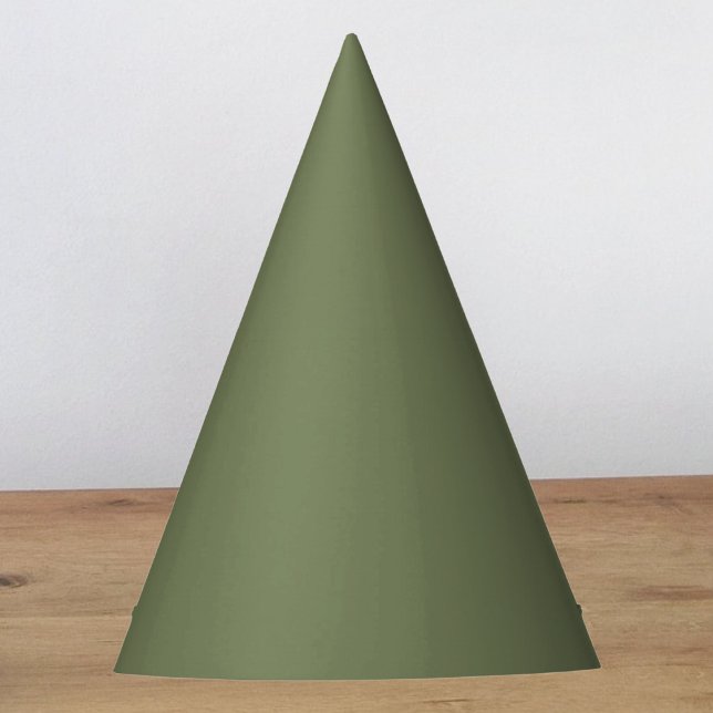 Sage Green Solid Color Party Hat (Creator Uploaded)