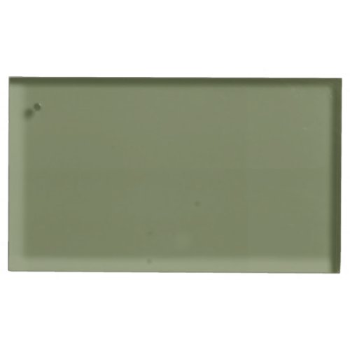 Sage Green Solid Color Place Card Holder