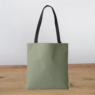 Sage Green Solid Color Tote Bag