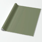 Simple solid sage green country side Christmas Wrapping Paper