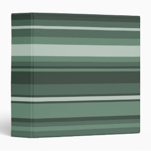 Sage green stripes binder