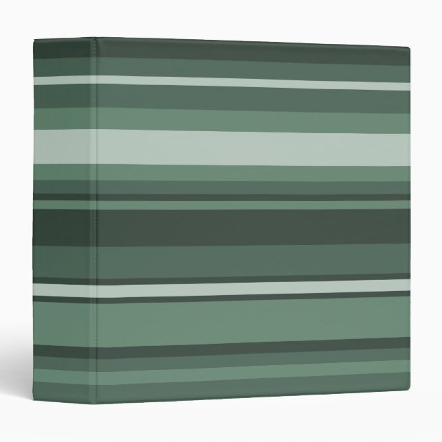 Sage green stripes binder (Front/Spine)