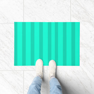 Sage Green Stripes  Doormat