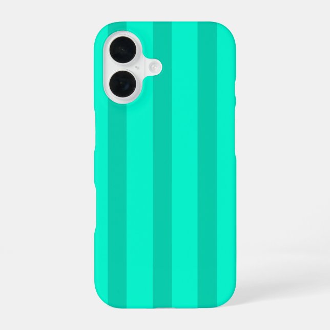 Sage Green Stripes  iPhone Case (Back)