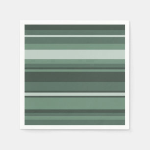 Sage green stripes napkins