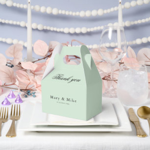 Sage Green Thank You Box for Any Occasion Gable