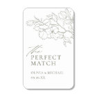 Sage Green The Perfect Match Floral Wedding Favor
