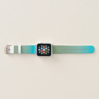 Sage Green to Aqua Fade Apple Watch Band