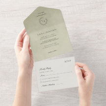 Sage Green Velvet, Laurel Wreath Wedding