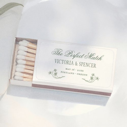 Sage Green Vintage Flora Perfect Match Wedding