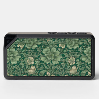 Sage Green Vintage Floral Pattern Bluetooth Speaker