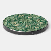 Sage Green Vintage Floral Pattern  Wireless Charger (Front 2)