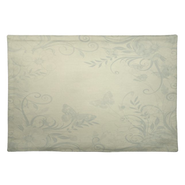 Sage Green Vintage Placemat (Front)