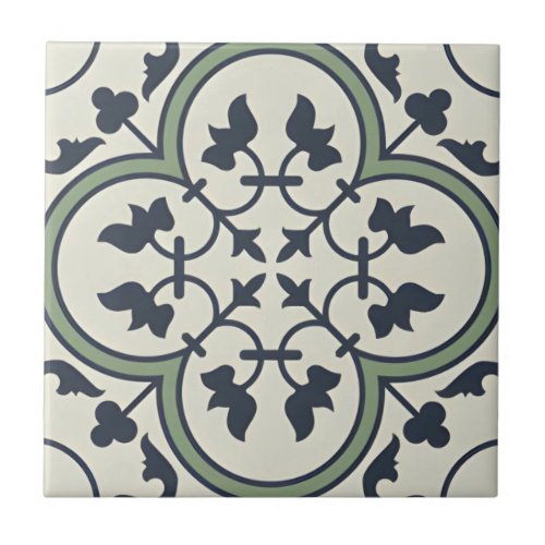 sage green vintage textures tiles