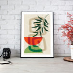 Sage Green Wall Art, Boho Landscape Art Canvas Print<br><div class="desc">The muted colors and minimalist design make this print the perfect addition to any modern,  boho,  or mid-century inspired decor. Printed on high-quality canvas or poster paper,  this print is sure to make a statement in any room.</div>