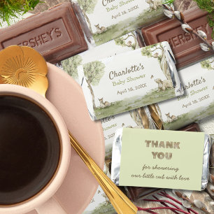 Sage Green Watercolor Bearly Wait Baby Shower Hershey's Miniatures