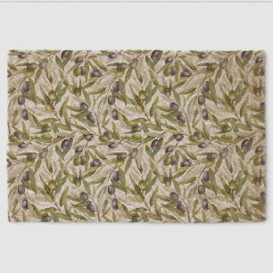 Sage Green Watercolor French Country Olive Fiber Doormat