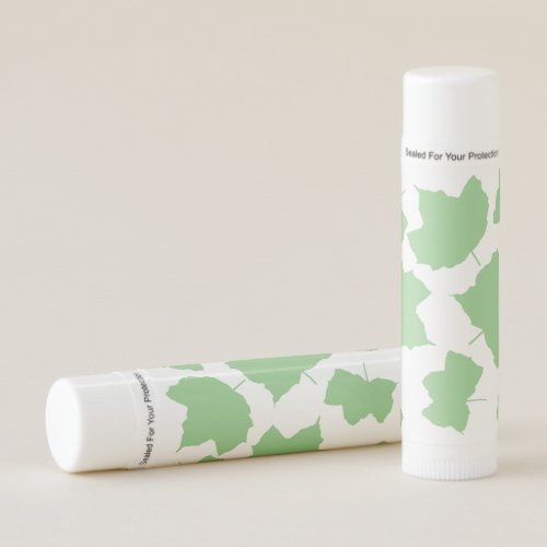 Sage Green Watercolor Leaves Foliage Favor Gifts Lip Balm