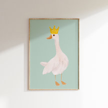 Sage Green Watercolor Silly Goose Nursery