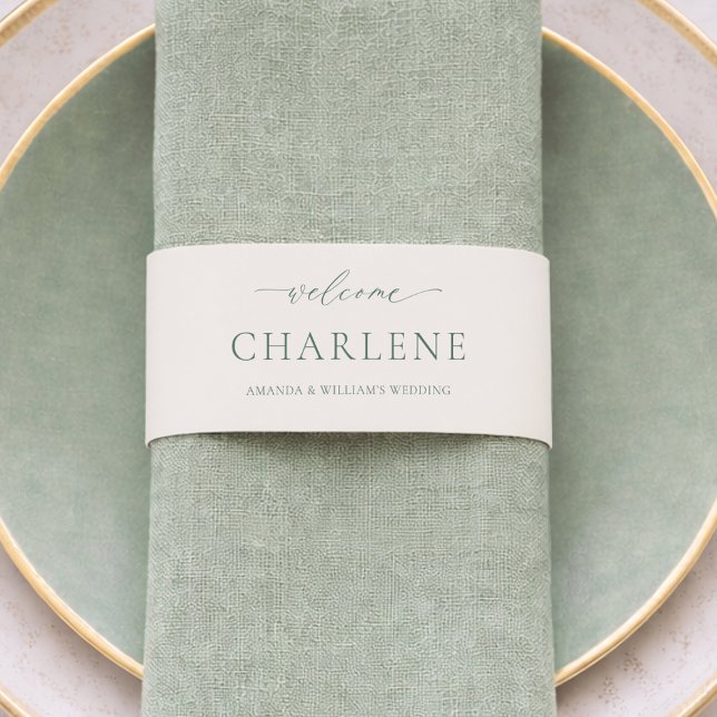 Sage Green Wedding Belly Band Wrap (Creator Uploaded)