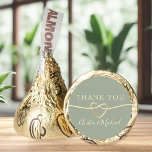 Sage Green Wedding Candy Favors<br><div class="desc">Add a sweet finishing touch to your wedding with these elegant sage green candy favors,  featuring a romantic gold rope heart and thank you message. Perfect for sealing Hershey’s® Kisses or small party treats,  they offer a stylish way to personalize your celebration and show your guests appreciation.</div>