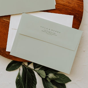 Premium Mid Sage Green A5 C5 (162x229mm) Wedding Invitation Envelopes  135gsm