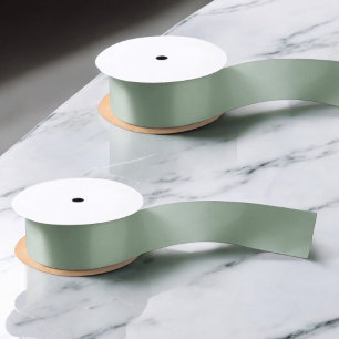 Sage Green Wedding Party Satin Ribbon