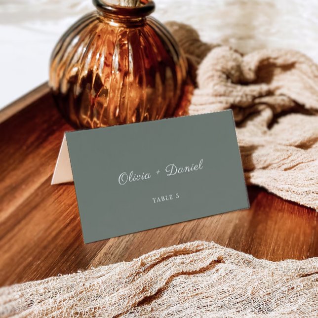 Sage Green Wedding Place Cards Template (Sage Green Wedding Place Cards Template)