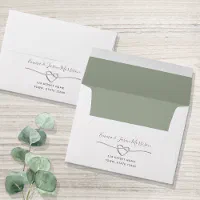 5x7 Wedding Envelopes, Zazzle