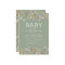 Sage Green Wildflower Baby in Bloom Baby Shower