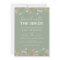 Sage Green Wildflower Bridal Shower Brunch Floral 