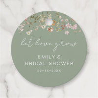 Sage Green Wildflower Bridal Shower Let Love Grow