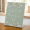 Sage Green Wildflower Bridal Shower Recipe Card
