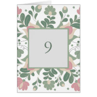 Sage Green Wildflower Folk Wedding