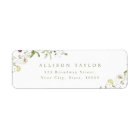 Sage Green Wildflower Rustic Boho Return Address